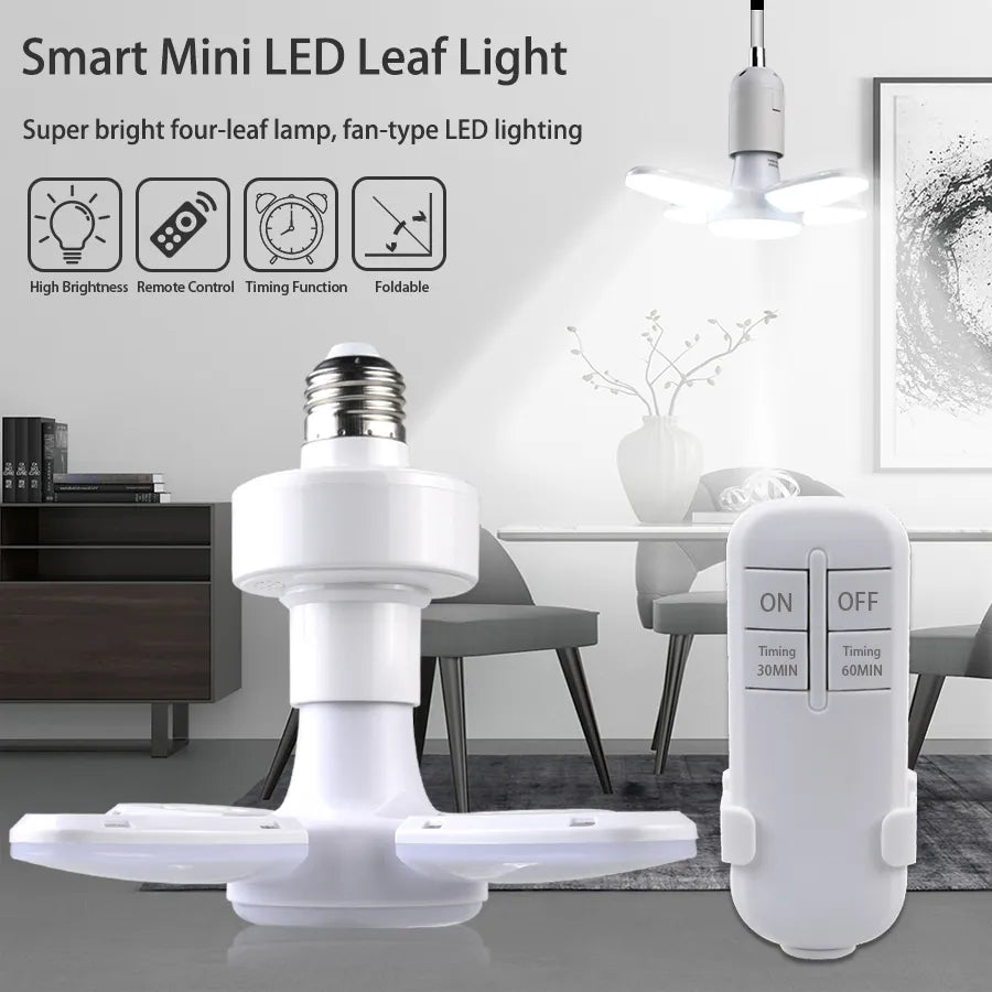 28W Foldable LED Light With Remote Controller
