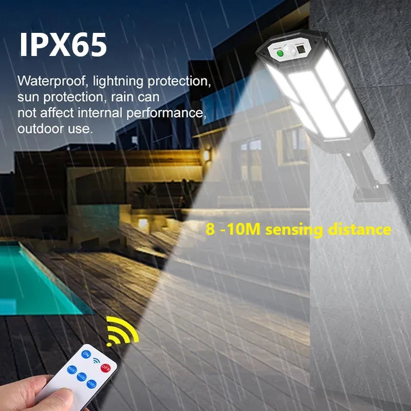 Waterproof Solar Motion Sensor Lamp