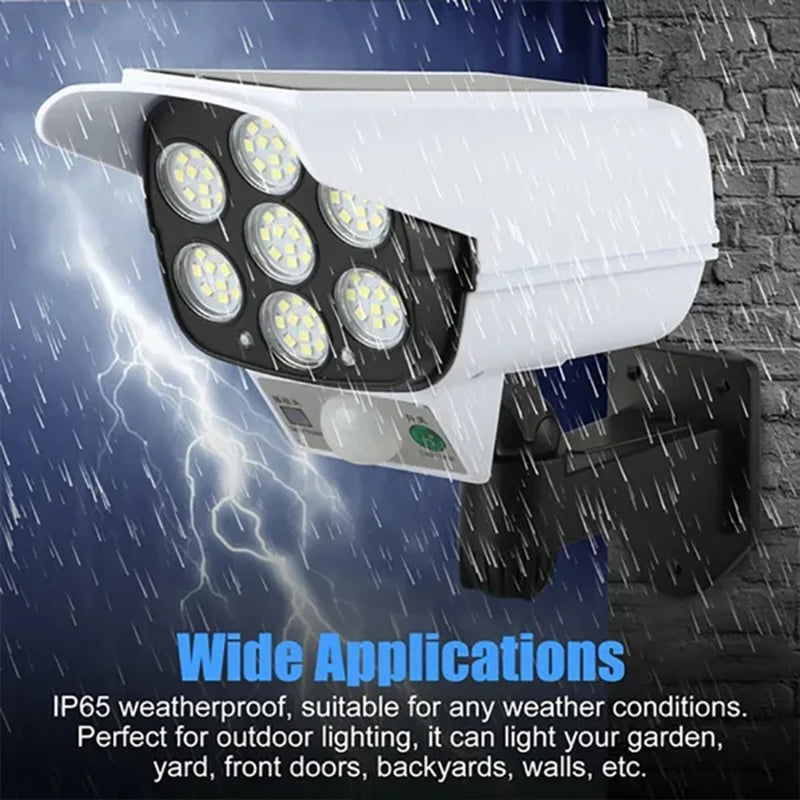 77LED Solar Motion Sensor LED Flood Light