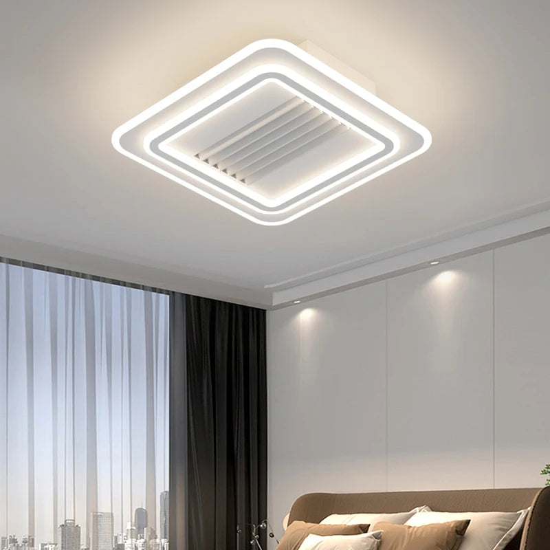 Modern Bladeless Ceiling Fan With Lights