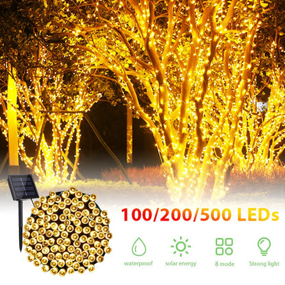 Outdoor Solar Twinkle Fairy String Lights