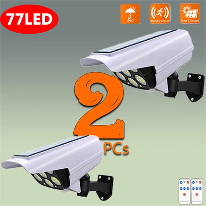 77LED Solar Motion Sensor LED Flood Light